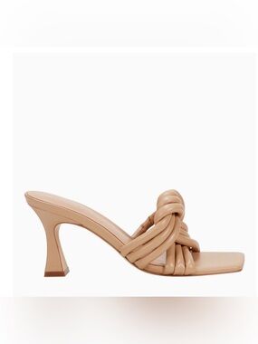 47. Marc Fisher $140 Dru Knotted Leather Slide Sandal